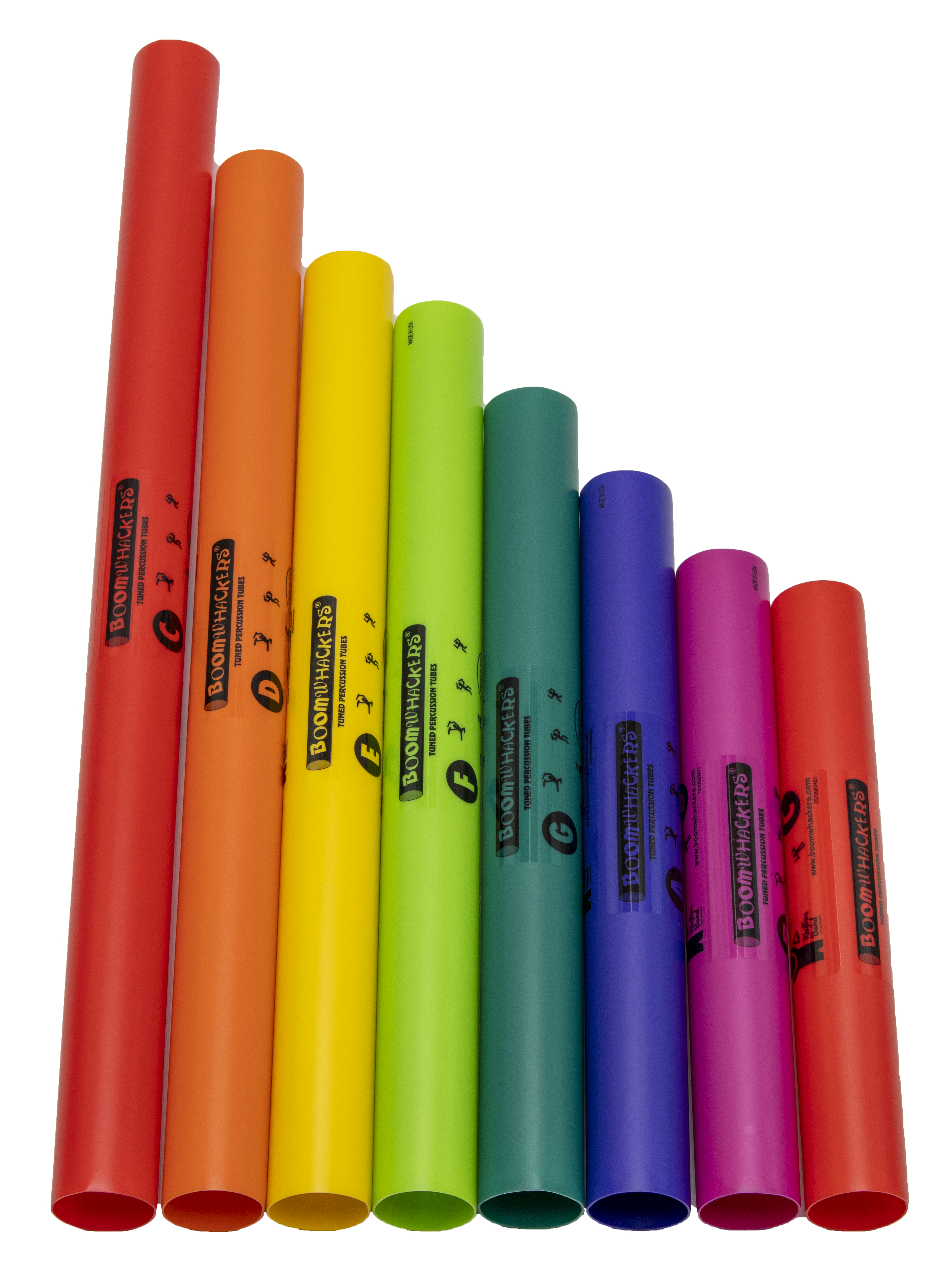 大流行中！ 8-Note Boomwhackers® C (BWDG) Set Diatonic Major パーカッション・打楽器