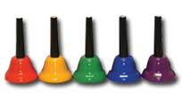 Load image into Gallery viewer, CHROMA-NOTES® 5-Note Chromatic Add-On Hand Bell Set (CNHB-C)